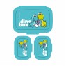 Контейнер для закусок DINO 3 шт синий