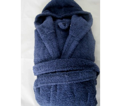 Халат махровый с капюшоном 450 г/м2 М-L