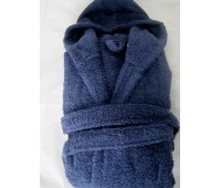 Халат махровый с капюшоном 450 г/м2 М-L